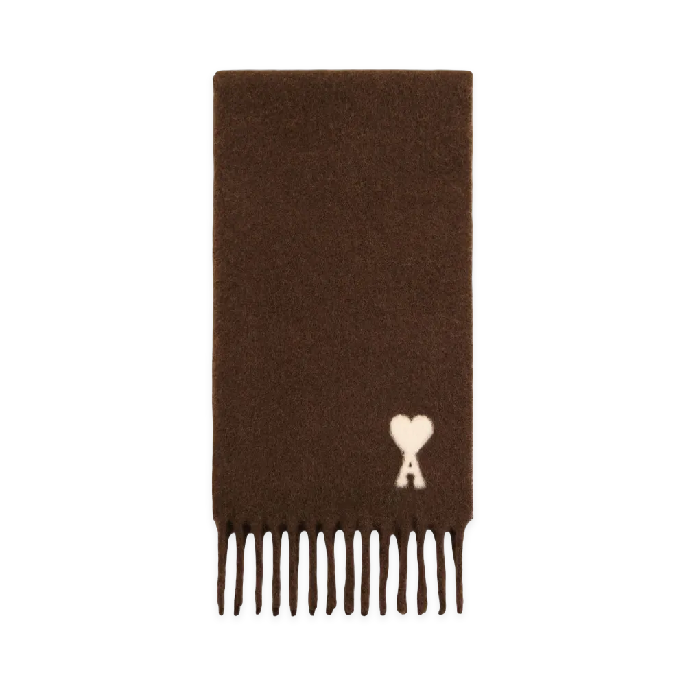 AMI PARIS Women's Scarfs "Brown"
