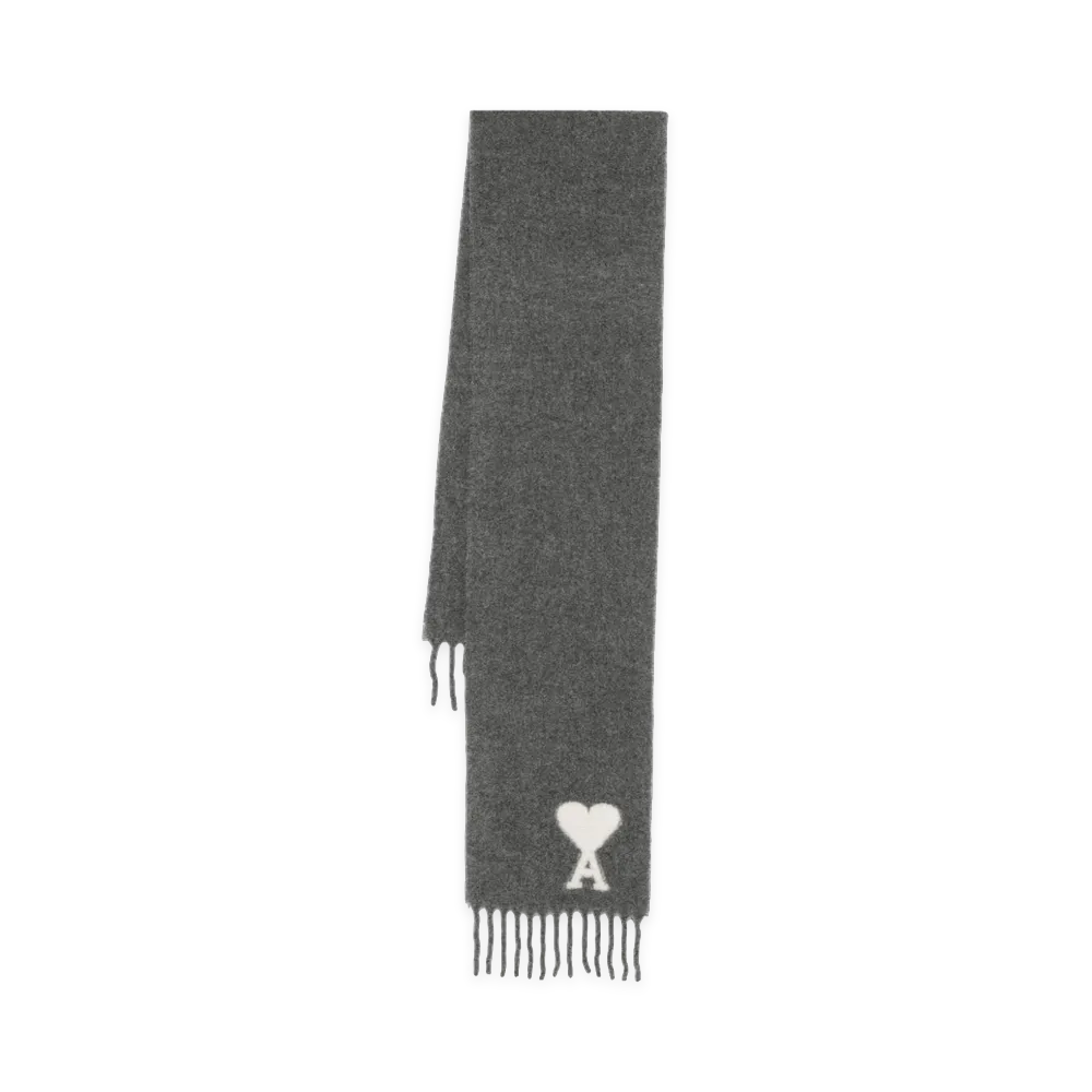 AMI PARIS Scarfs "Gray"