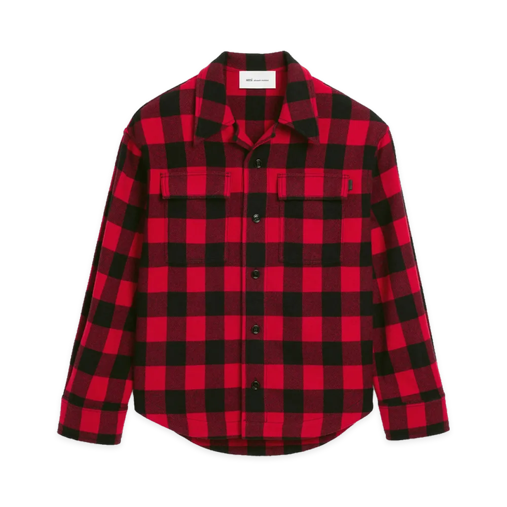 AMI PARIS Shirt "Red/Black"