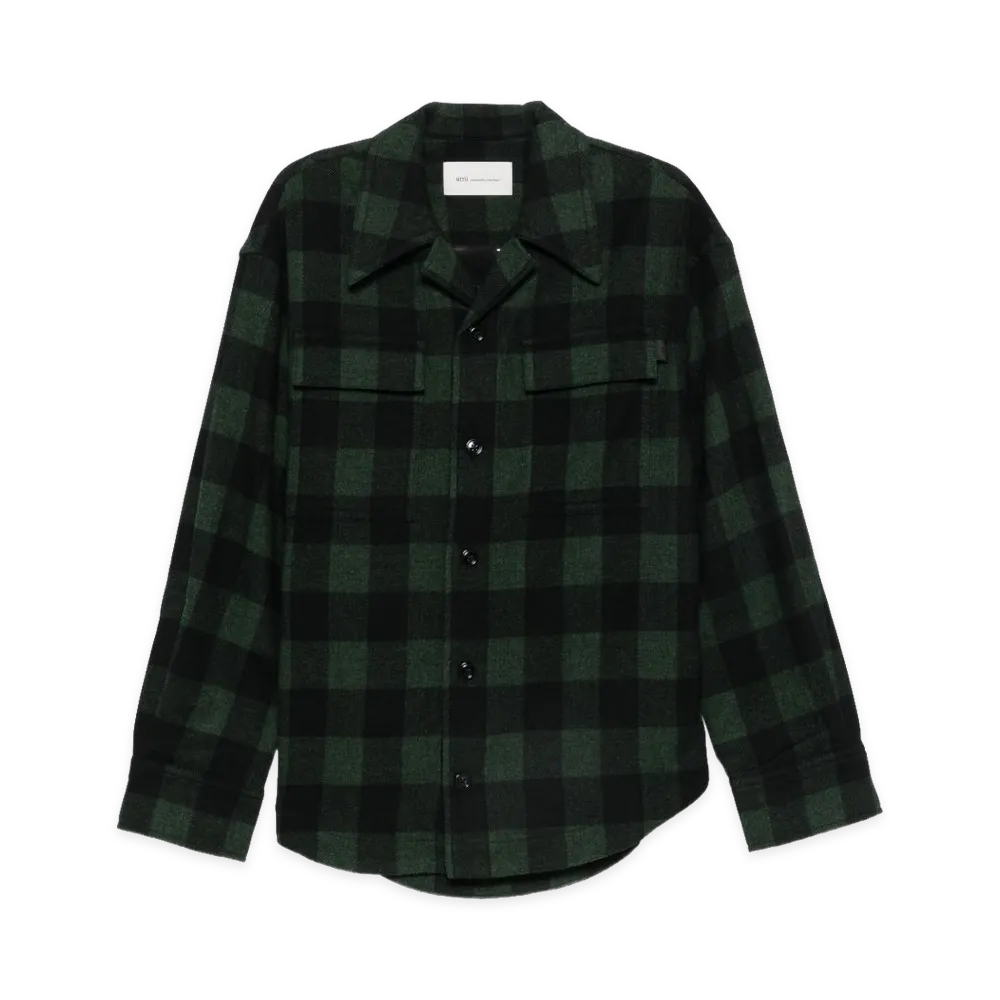 AMI PARIS Polos "Green/Black"