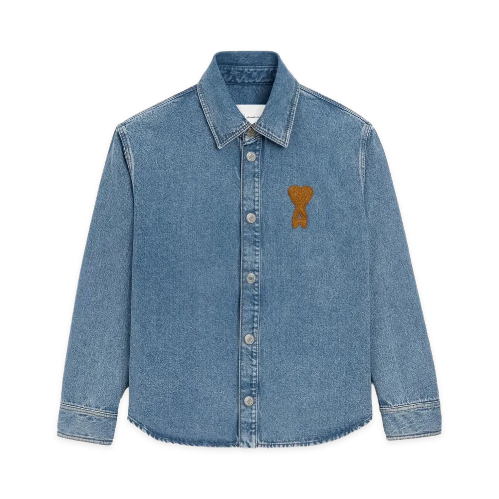 AMI PARIS Women's Shirts "Blue"