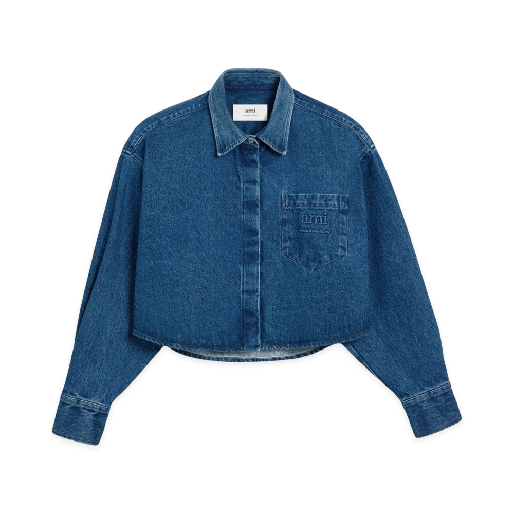 AMI PARIS Women's Shirts "Navy"
