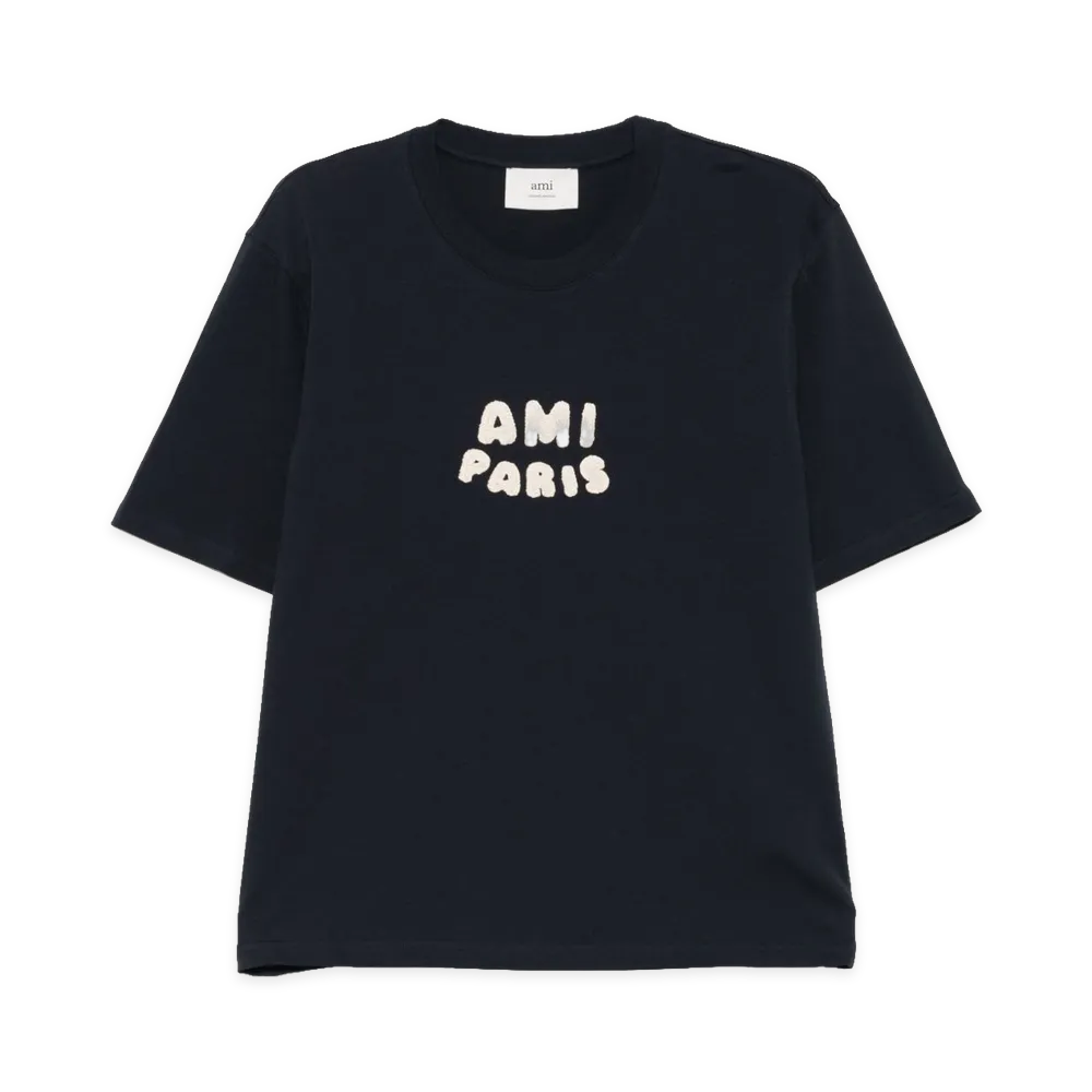 AMI PARIS Women's T-Shirts "Blue"