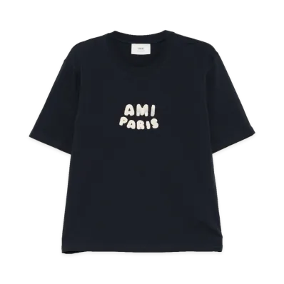 AMI PARIS Women's T-Shirts "Blue"
