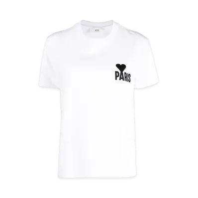 AMI PARIS Women's T-Shirts "White"