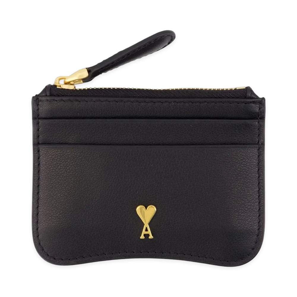 AMI PARIS Cardholder Leather "Black"