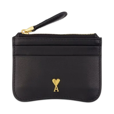AMI PARIS Cardholder Leather "Black"