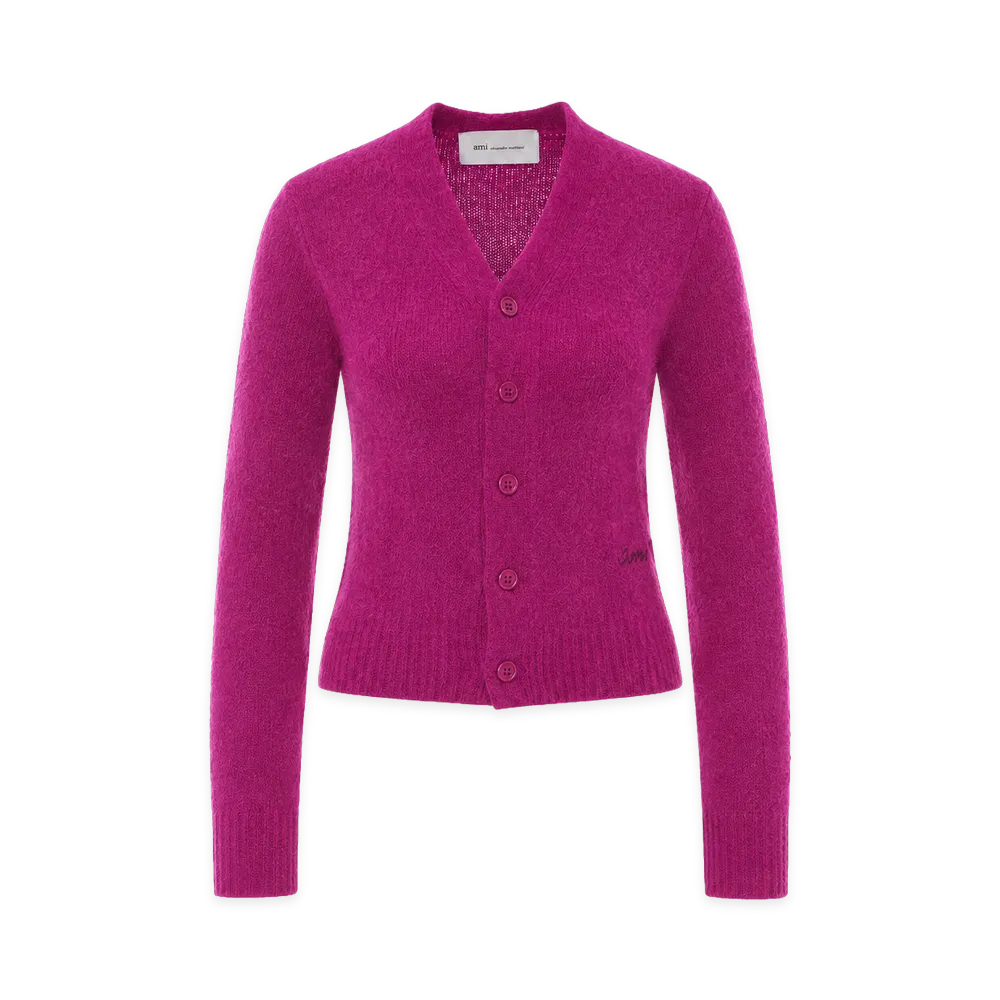 AMI PARIS Women's Ami Alexandre Matiussi Sweaters "Purple"