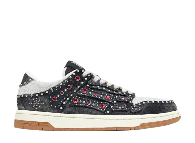 AMIRI Stud Skel Top Low "Black"