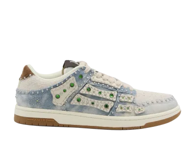 AMIRI Stud Skel Top Low "Light Blue"
