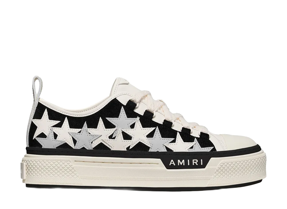 AMIRI Stars Court Low "Black"