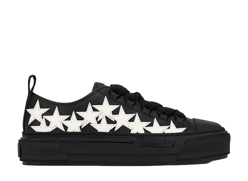 AMIRI Stars Court Low "Black"