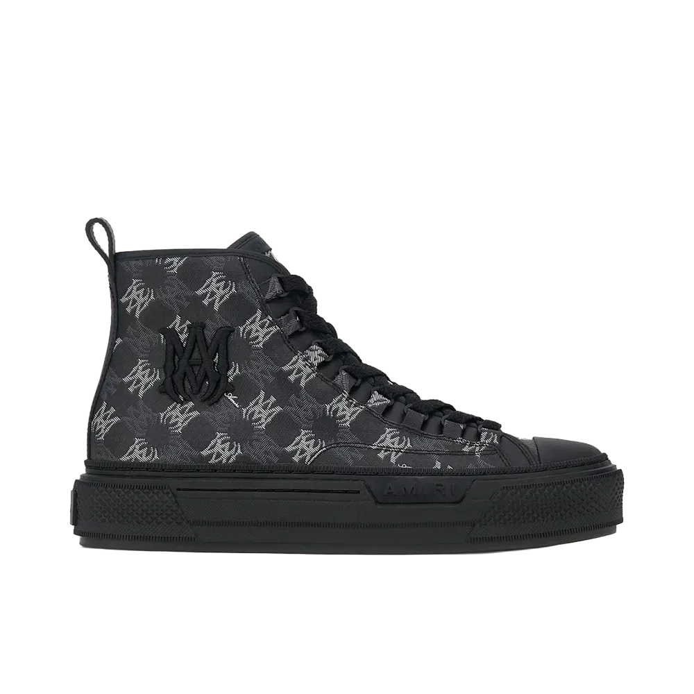 AMIRI MA Quad Canvas Court Hi "Black"