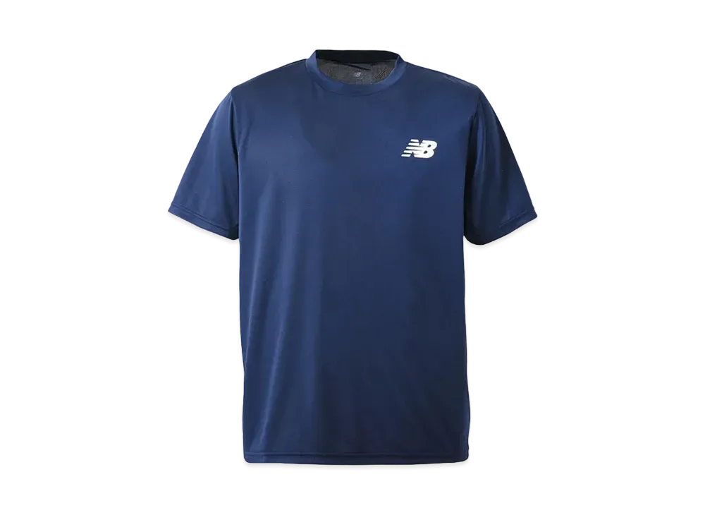 New Balance Training Short Sleeve Shirt "Navy"
