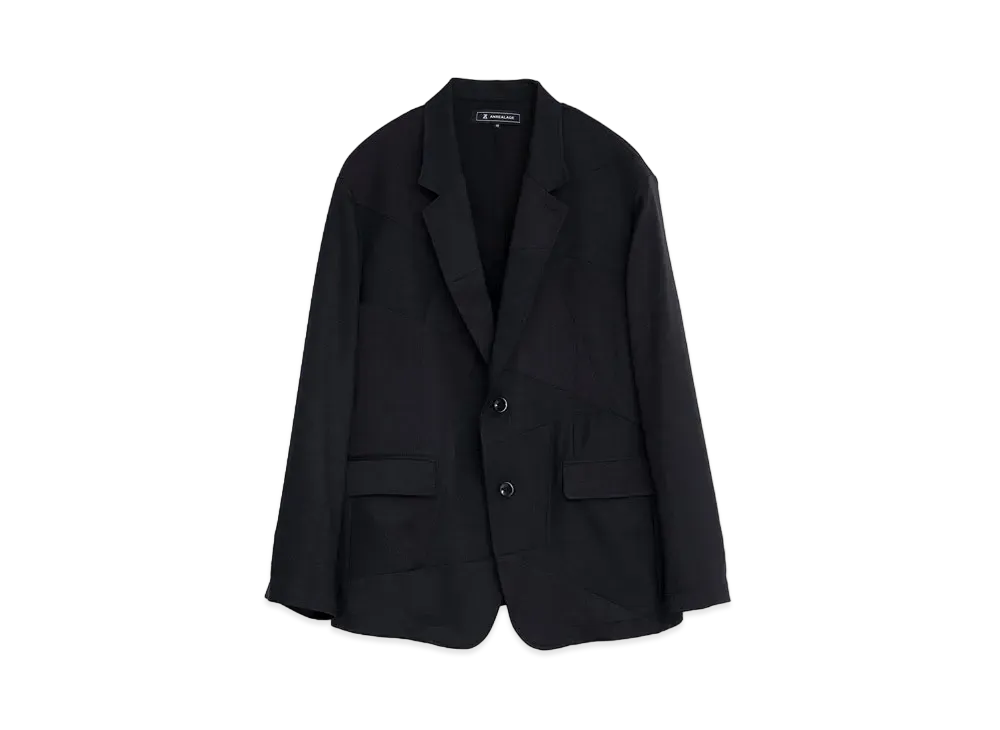 ANREALAGE Panel Patchwork Jacket "Black"