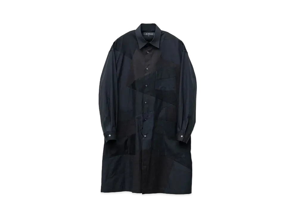ANREALAGE Panel Patchwork Long Shirt "Black"