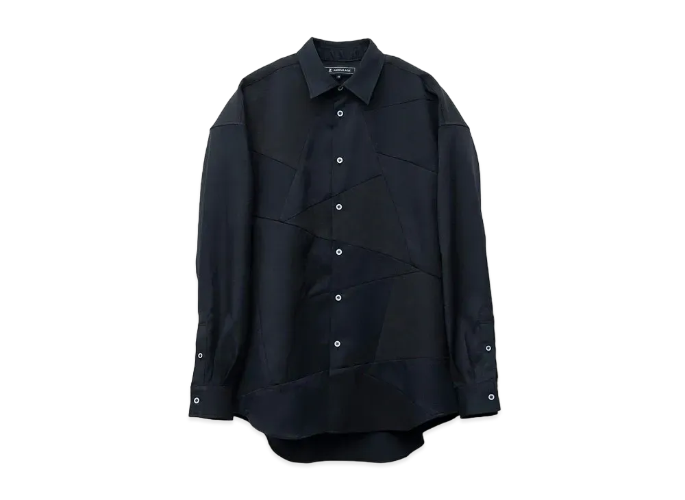 ANREALAGE Panel Patchwork Shirt "Black"