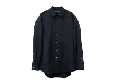 ANREALAGE Panel Patchwork Shirt "Black"