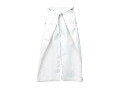 ANREALAGE Wrap Chino Pants "White"