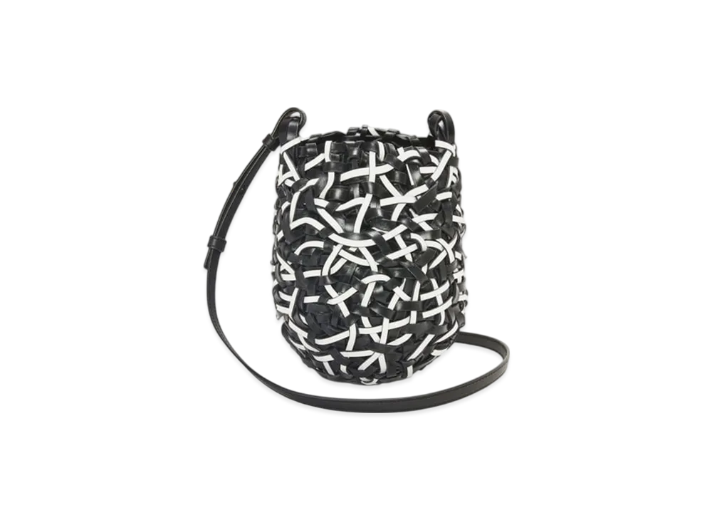 LOEWE Nest Basket Bag Small "Black/White"