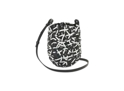 LOEWE Nest Basket Bag Small "Black/White"