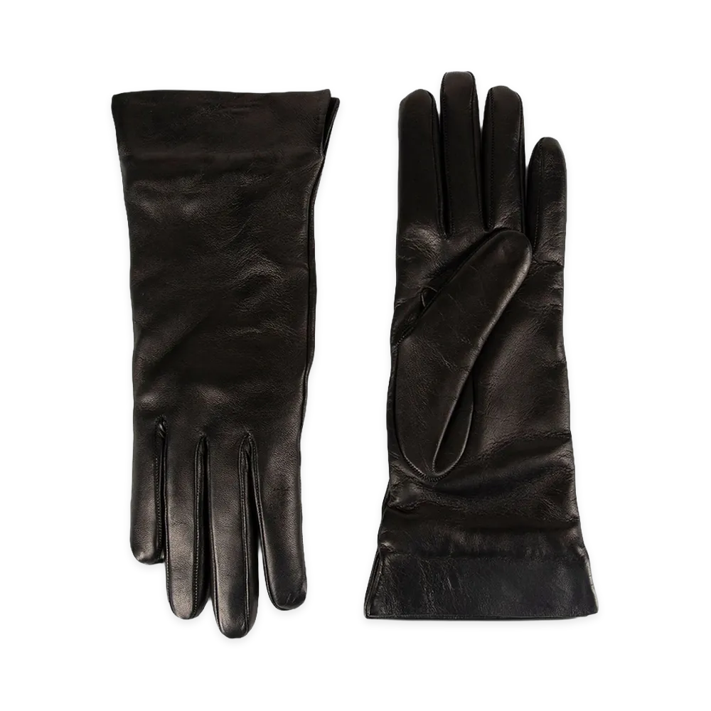 Ann Demeulemeester Women's Inke Embroidered Gloves "Black"