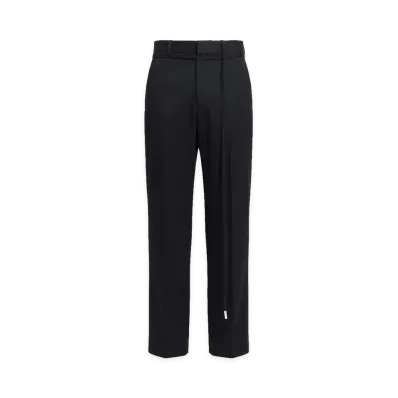 Ann Demeulemeester Rubert Classic Trousers with Ribbon Belt "Black"