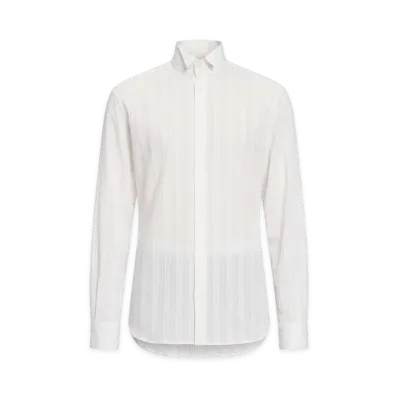 Ann Demeulemeester Rico Comfort Stand Collar Shirt "White"