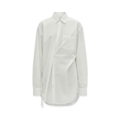 Ann Demeulemeester Women's Elisabeth Long High Comfort Shirt "White"