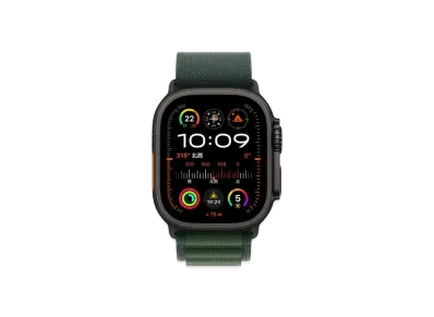 Apple Watch Ultra 2 (GPS + Cellular Model) 49mm Black Titaniumcase Alpine Loop "Dark Green"
