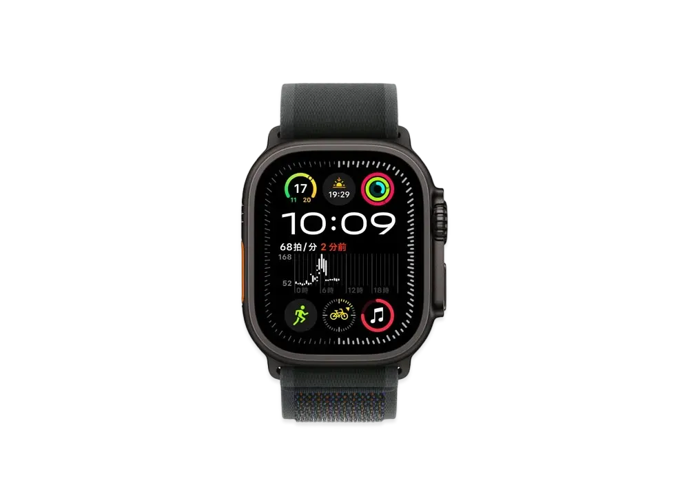 Apple Watch Ultra 2 (GPS + Cellular Model) 49mm Black Titaniumcase Trail Loop "Black"