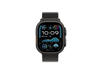 Apple Watch Ultra 2 (GPS + Cellular Model) 49mm Black Titaniumcase Titanium Milanese Loop "Black"