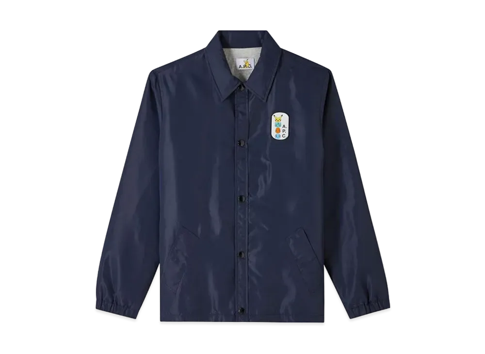 A.P.C. x Pokemon Coach Jacket "Marine"