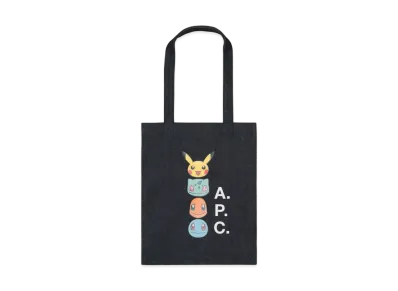 A.P.C. x Pokemon Lou Tote Bag "Indigo"