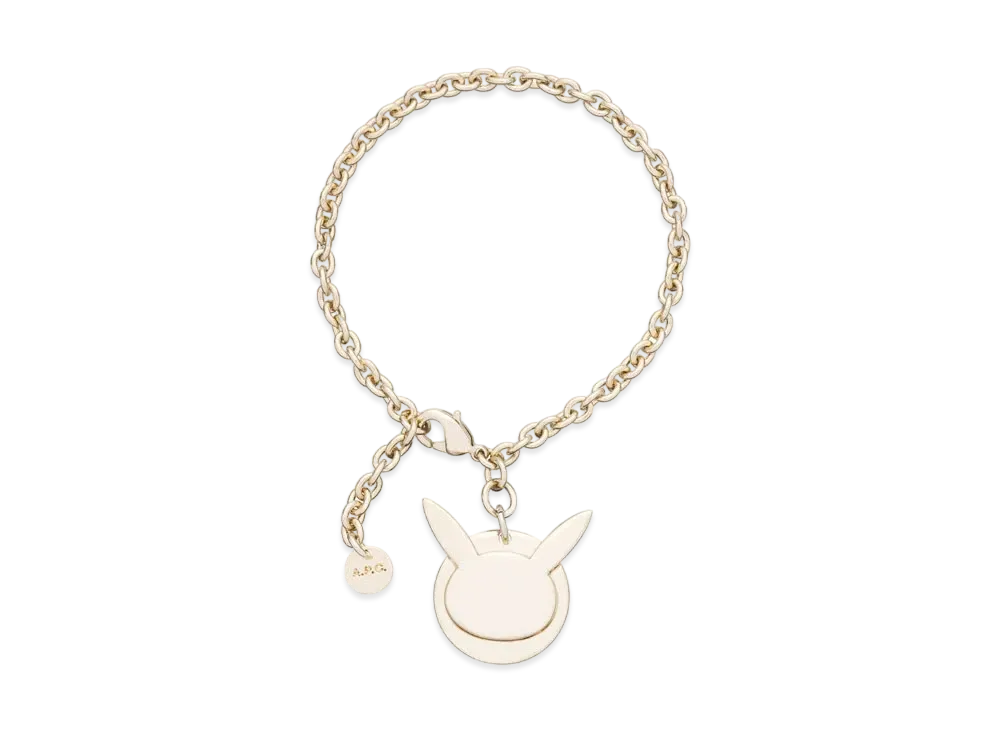 A.P.C. x Pokemon Pikachu Bracelet "Gold"