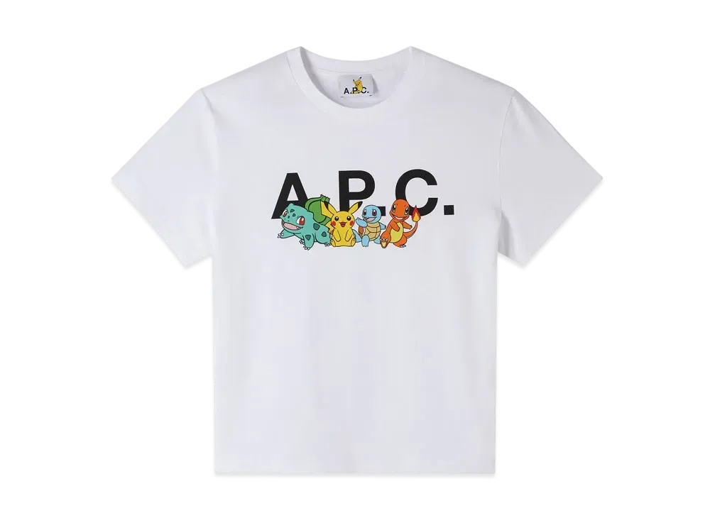 A.P.C. x Pokemon Crew T-Shirt F "White"