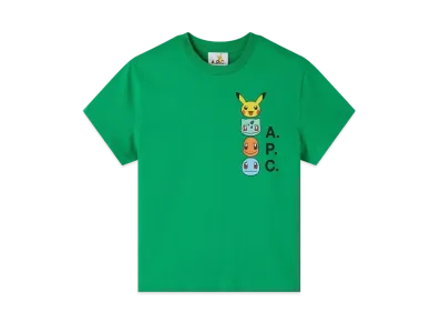 A.P.C. x Pokemon Portrait T-Shirt F "Green"