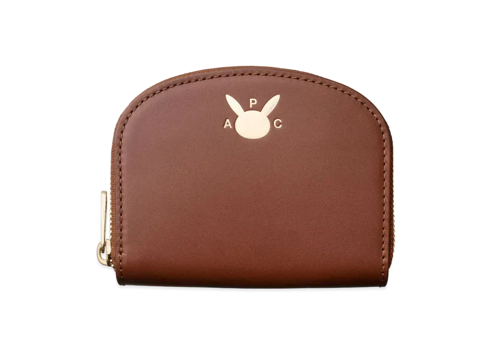 A.P.C. x Pokemon Demi-Lune Compact Wallet "Brown"