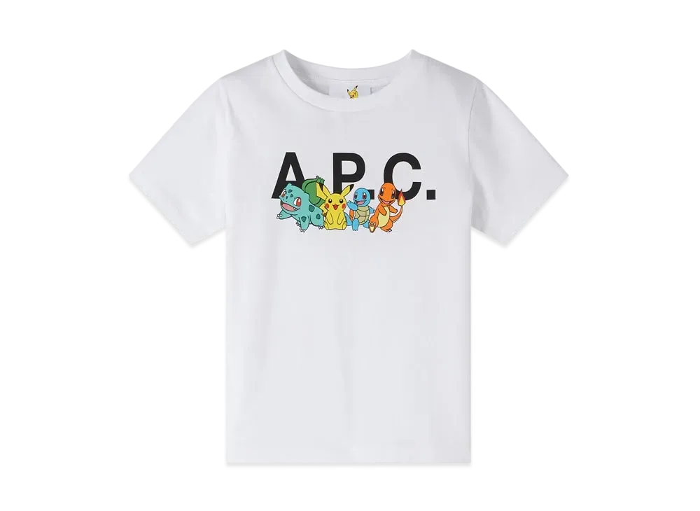 A.P.C. x Pokemon Kids T-Shirts 