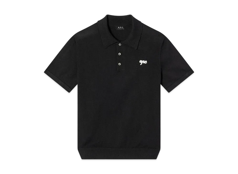 A.P.C. Gregorio Polo Shirts "Black"
