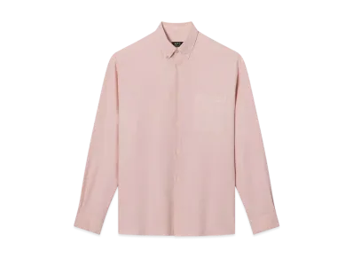 A.P.C. Mateo Logo Shirt "Rose"