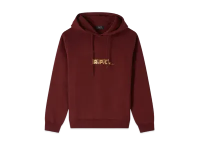 A.P.C. Snake Hoodie "Bordeaux"