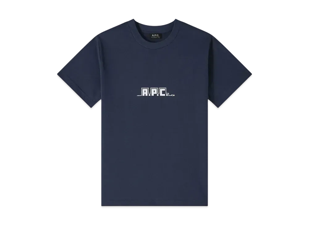 A.P.C. Snake T-Shirts "Dark Navy"