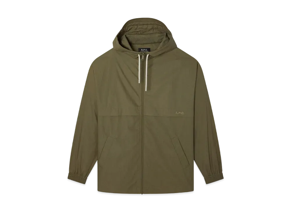 A.P.C. Joe Windbreaker "Military Khaki"