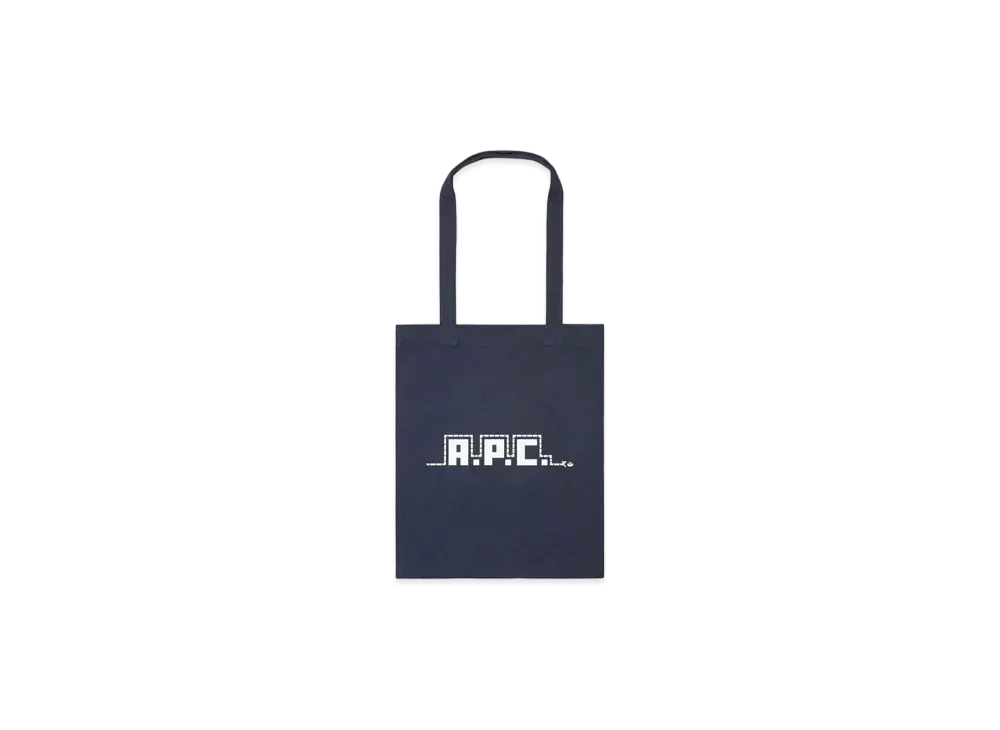 A.P.C. Lou Lny 25 Tote Bag "Dark Navy"
