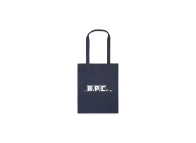 A.P.C. Lou Lny 25 Tote Bag "Dark Navy"