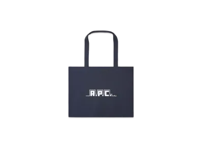 A.P.C. Diane Lny 25 Shopping Bag "Dark Navy"