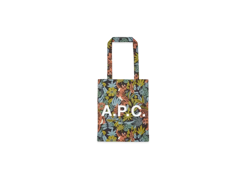 A.P.C. Lou Jungle Reversible Tote Bag "Multicolor"
