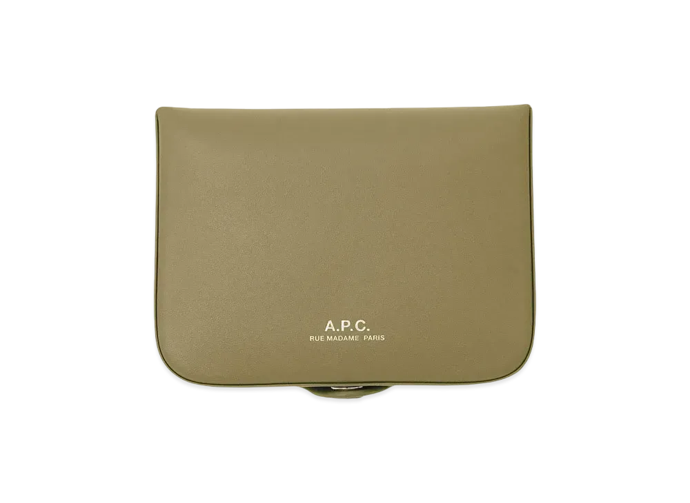 A.P.C. Josh Coin Case "Clay Green"