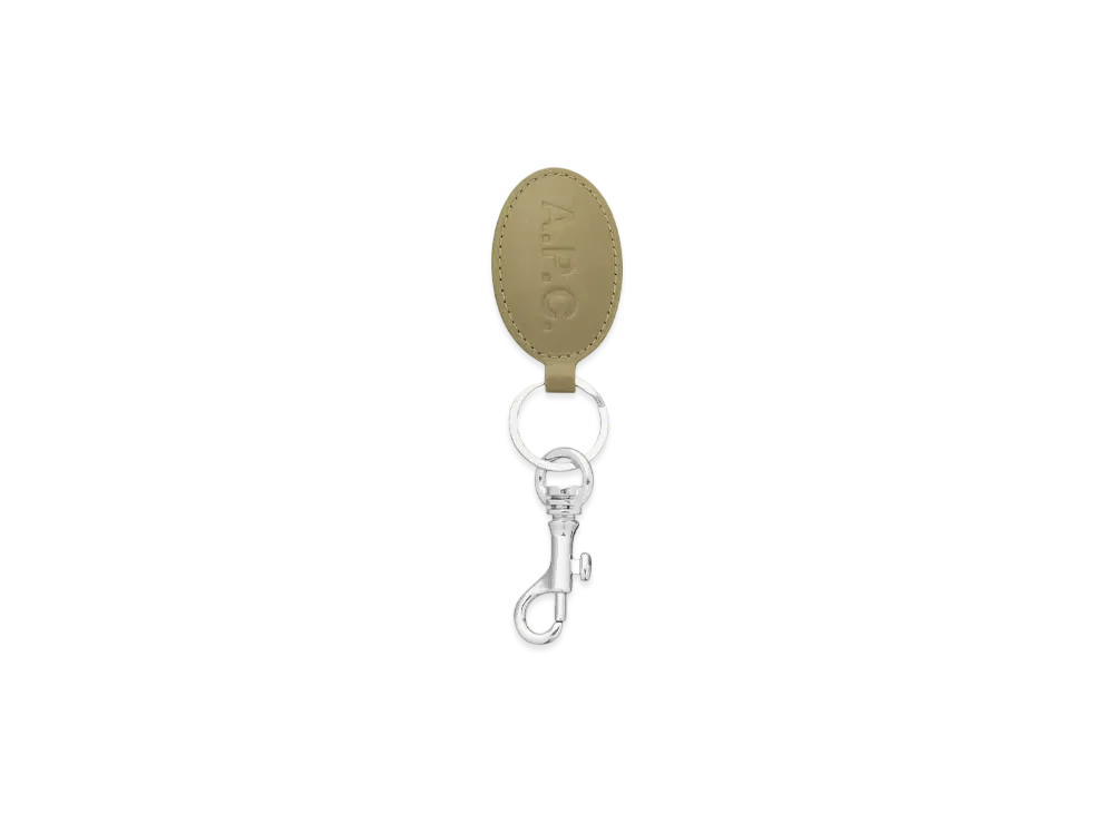 A.P.C. Osaka Key Ring "Clay Green"